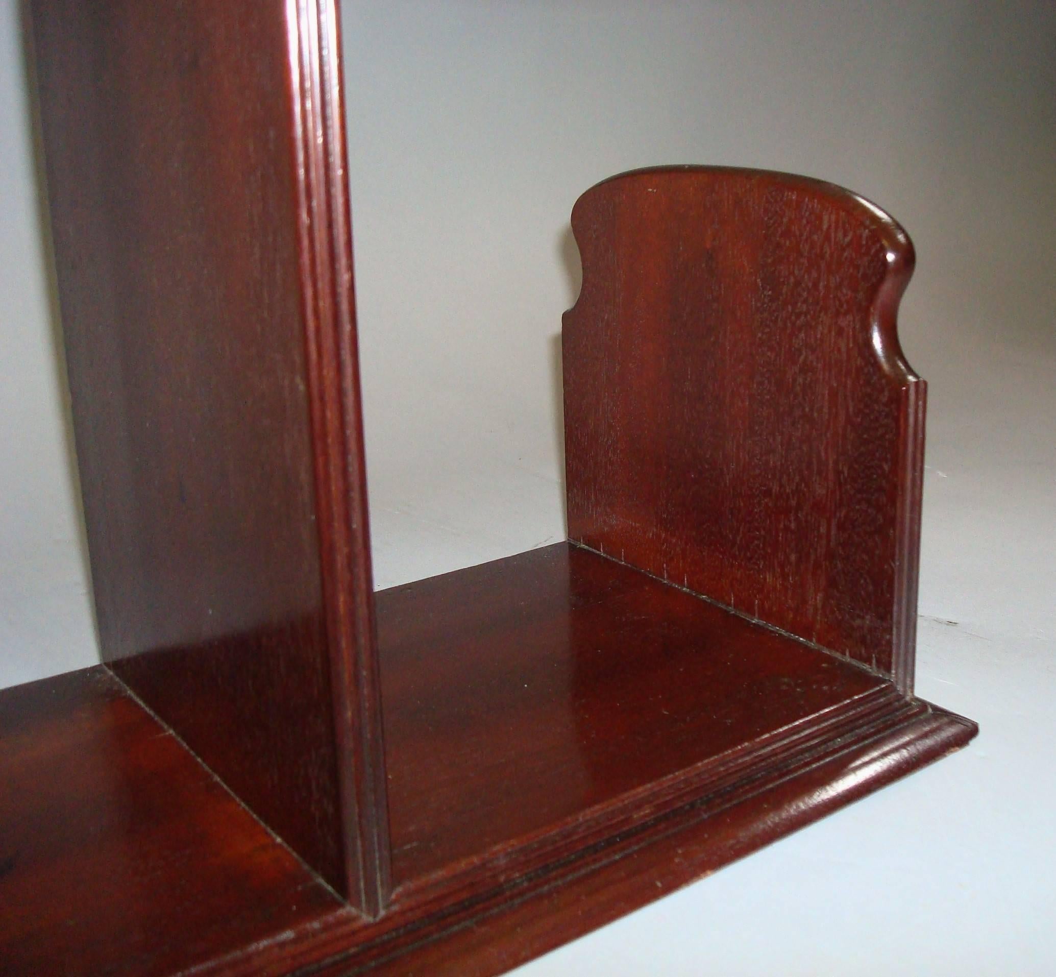 Early 19th Century Regency Mahogany Book Carrier / Bookstand For Sale