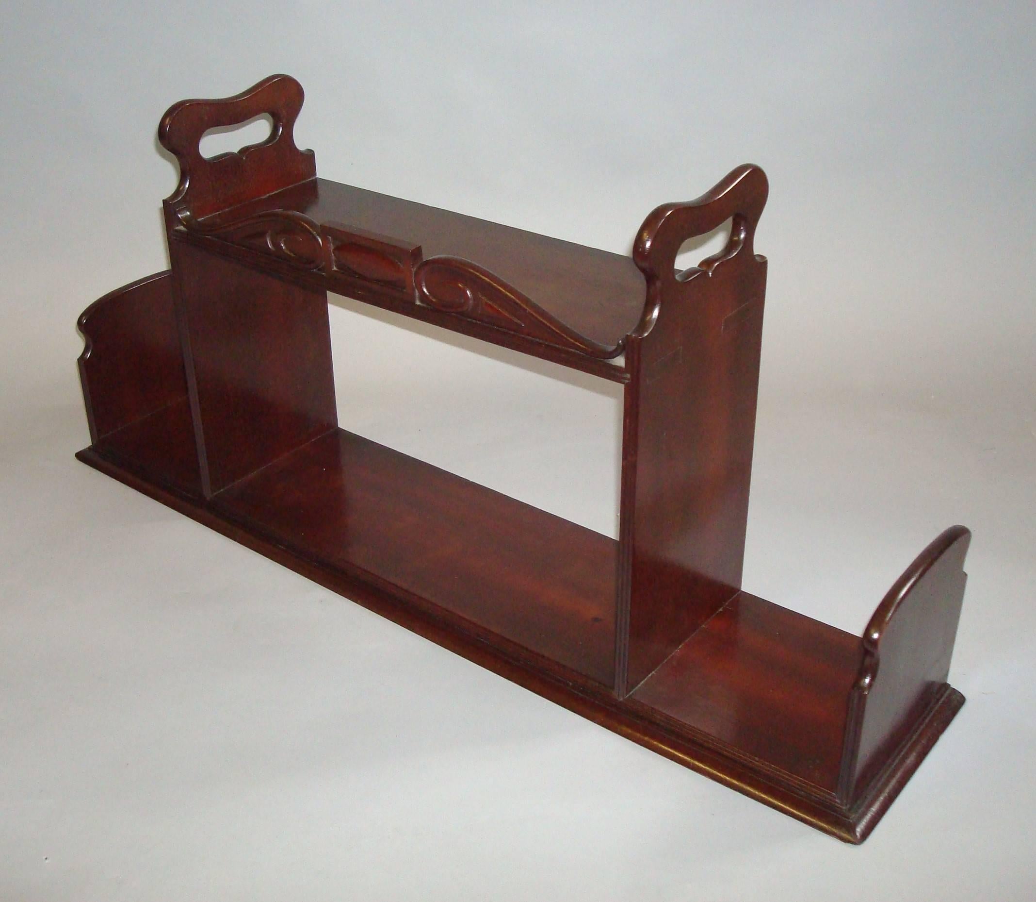 Regency Mahogany Book Carrier / Bookstand For Sale 2