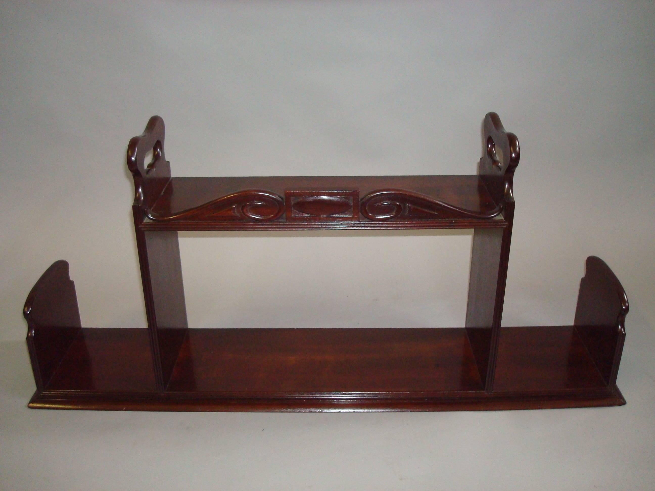 Regency Mahogany Book Carrier / Bookstand For Sale 4