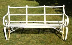 Regency Wrought Iron Garden Seat/ Bench