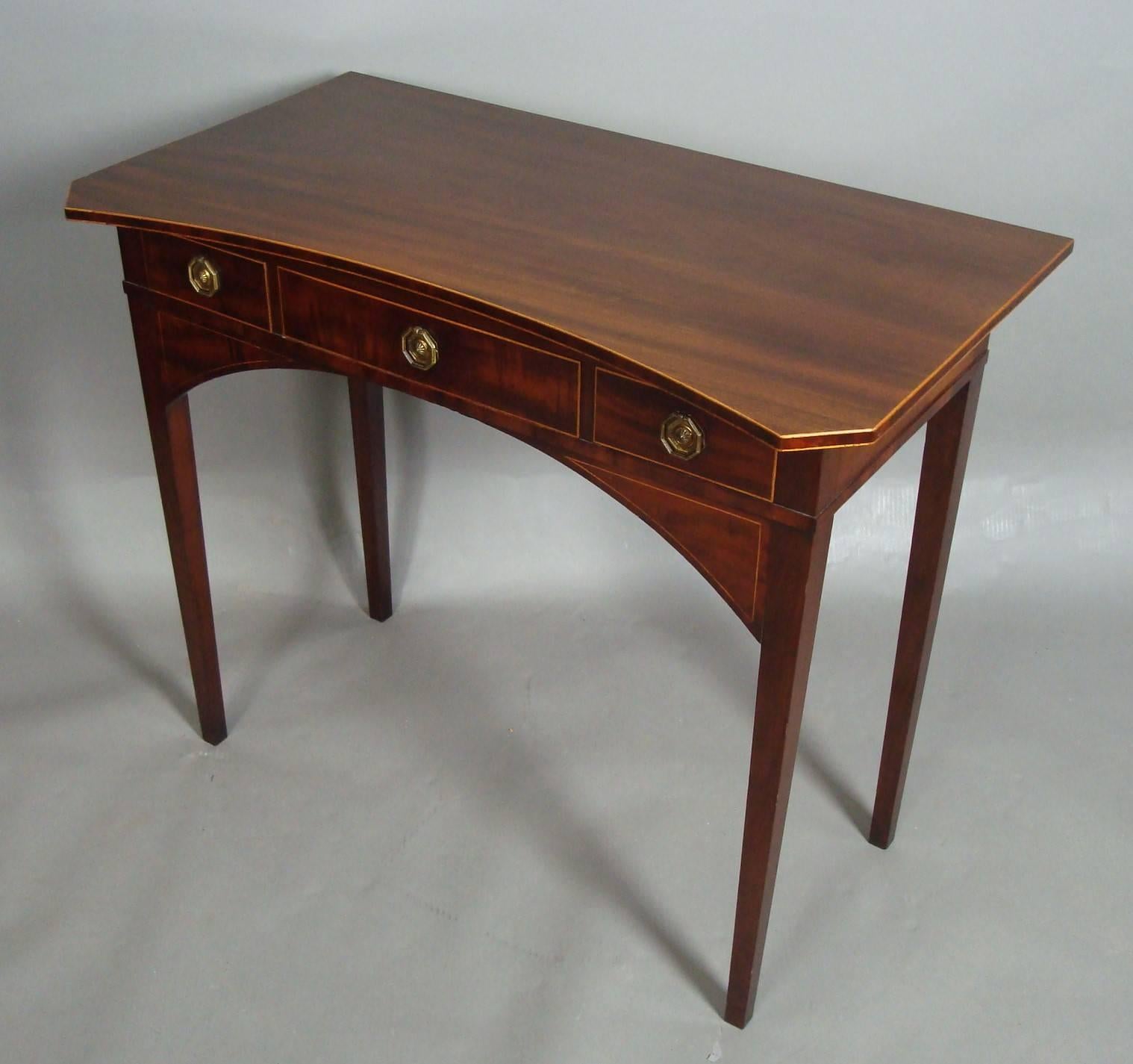 George III Mahogany Side Table 1