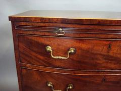 George III Mahogany Bow Fronted Chest of Drawers