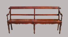 Regency Mahogany Hall Seat