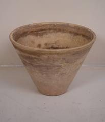 Large, Heavily Patinated Architectural Pottery Planter by Lagardo Tacket