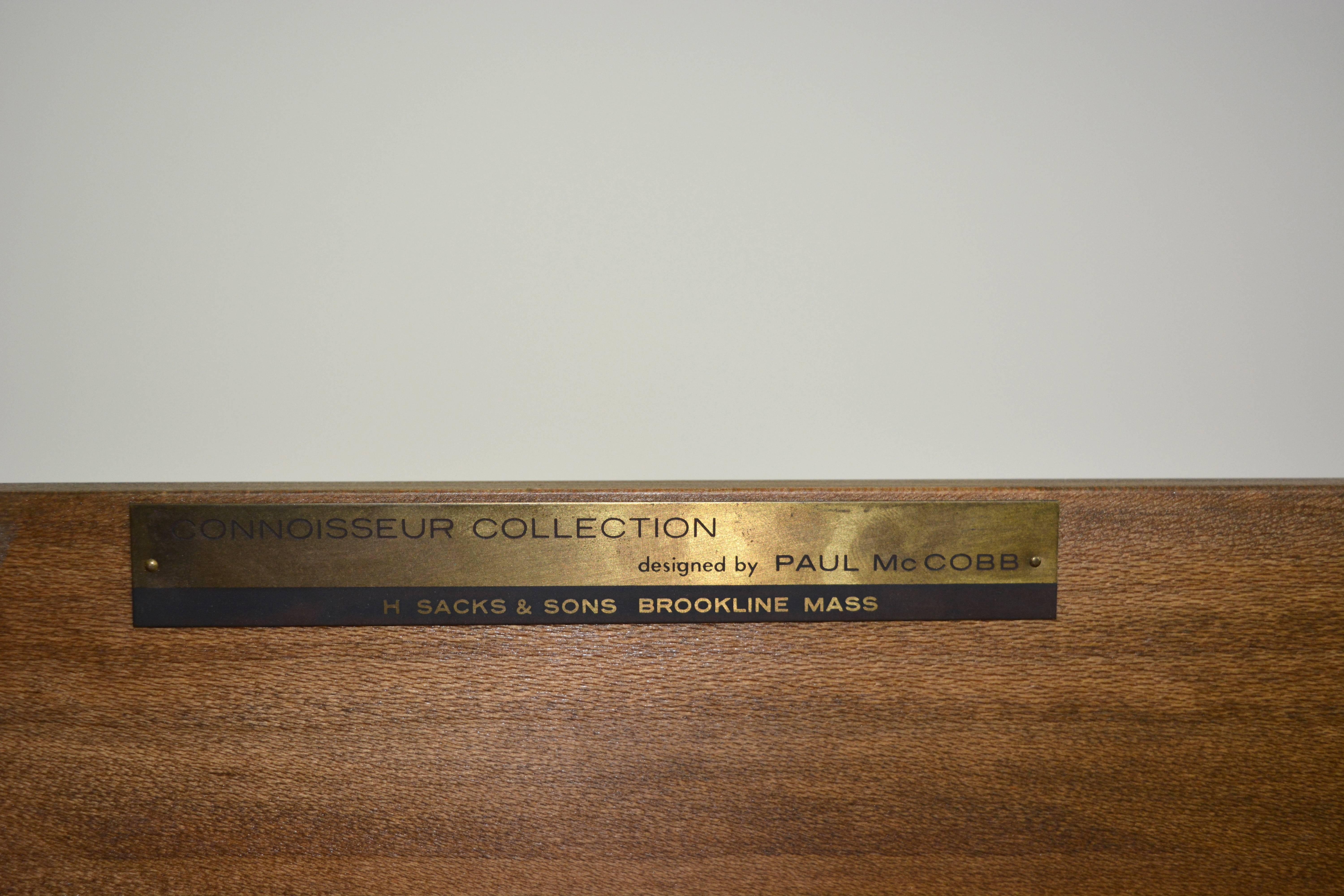 Paul McCobb Connoisseur Collection Bar Cabinet In Excellent Condition For Sale In San Diego, CA