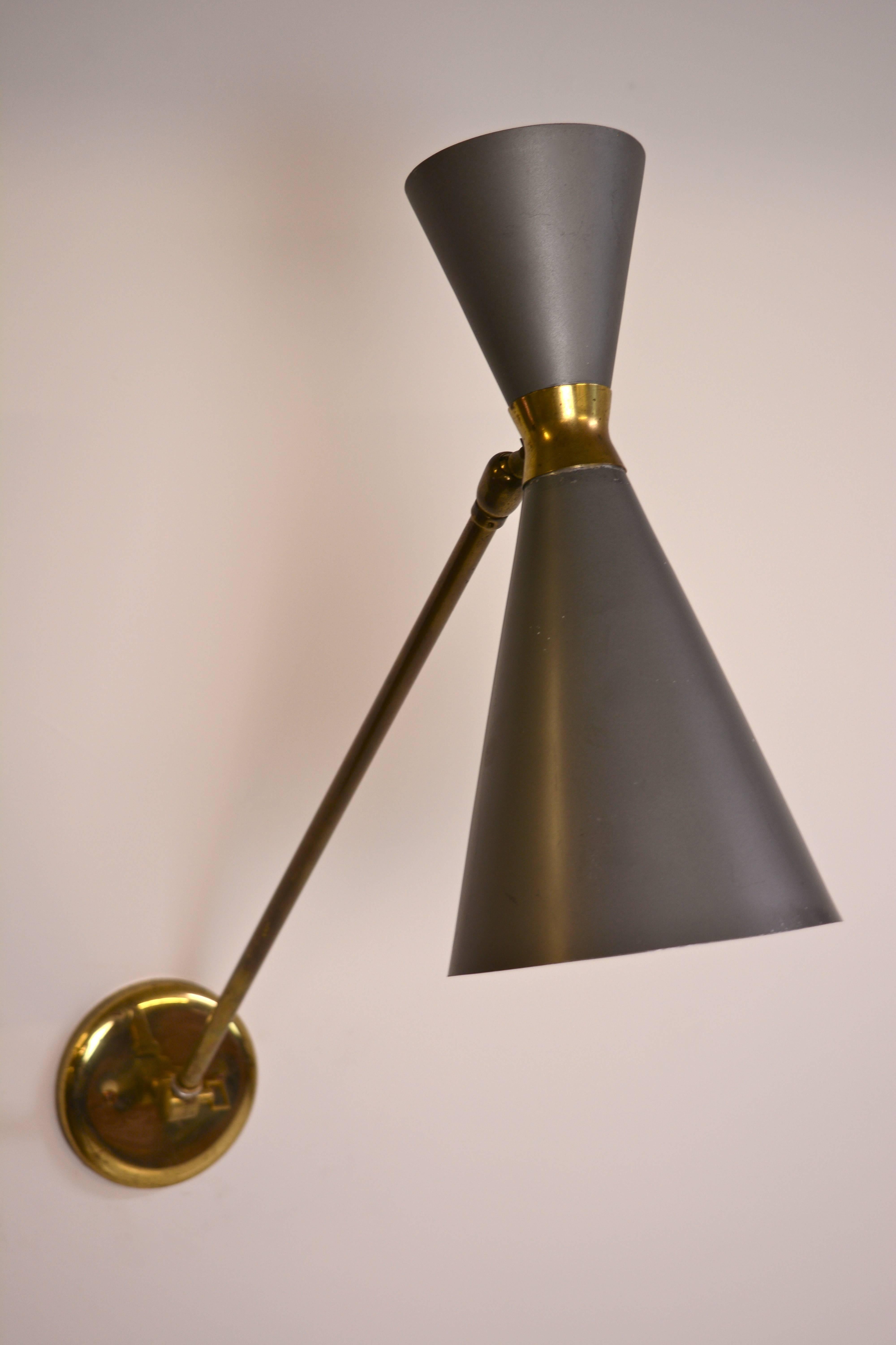 gino sarfatti wall lamp