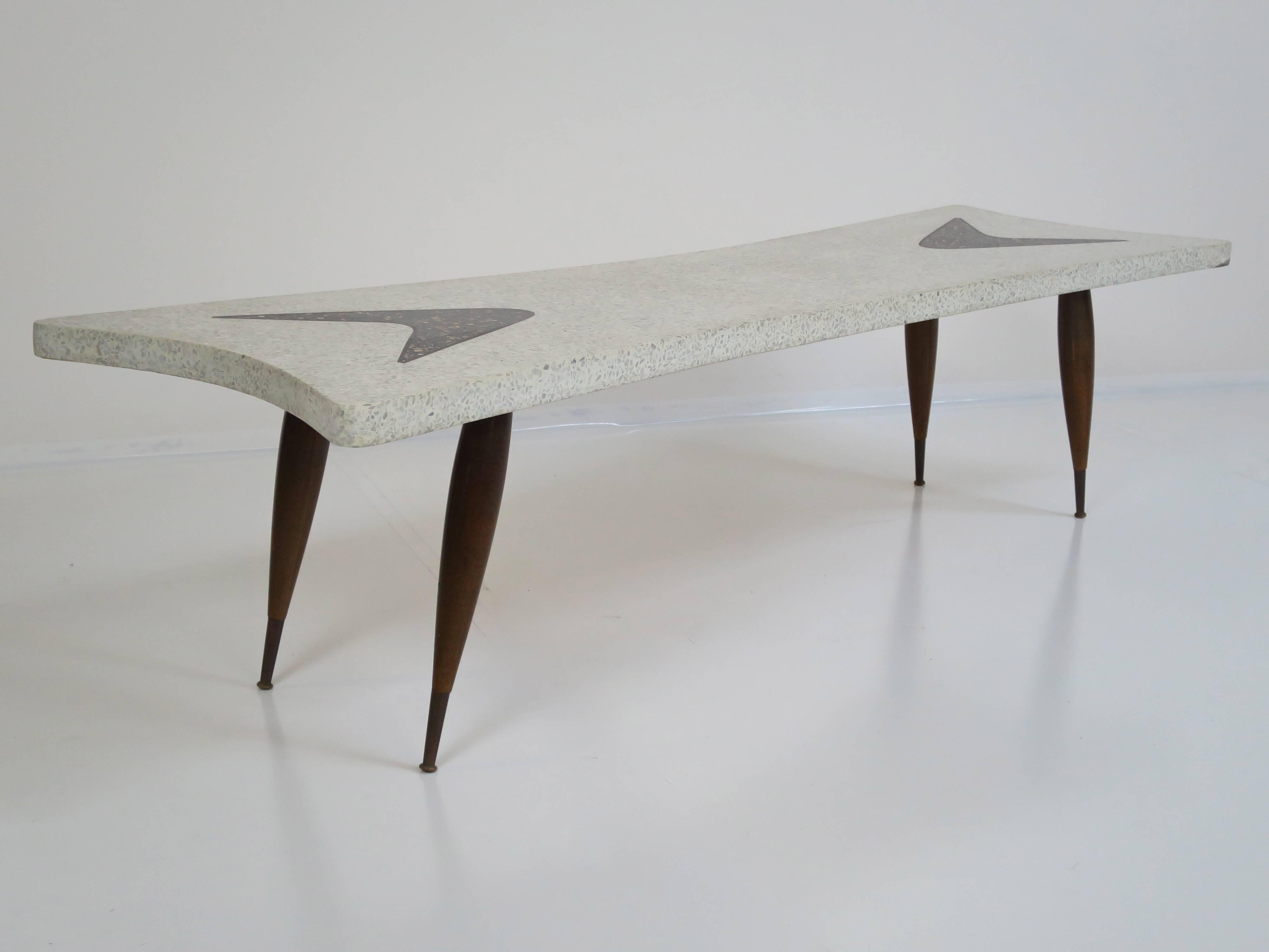 terrazo coffee table