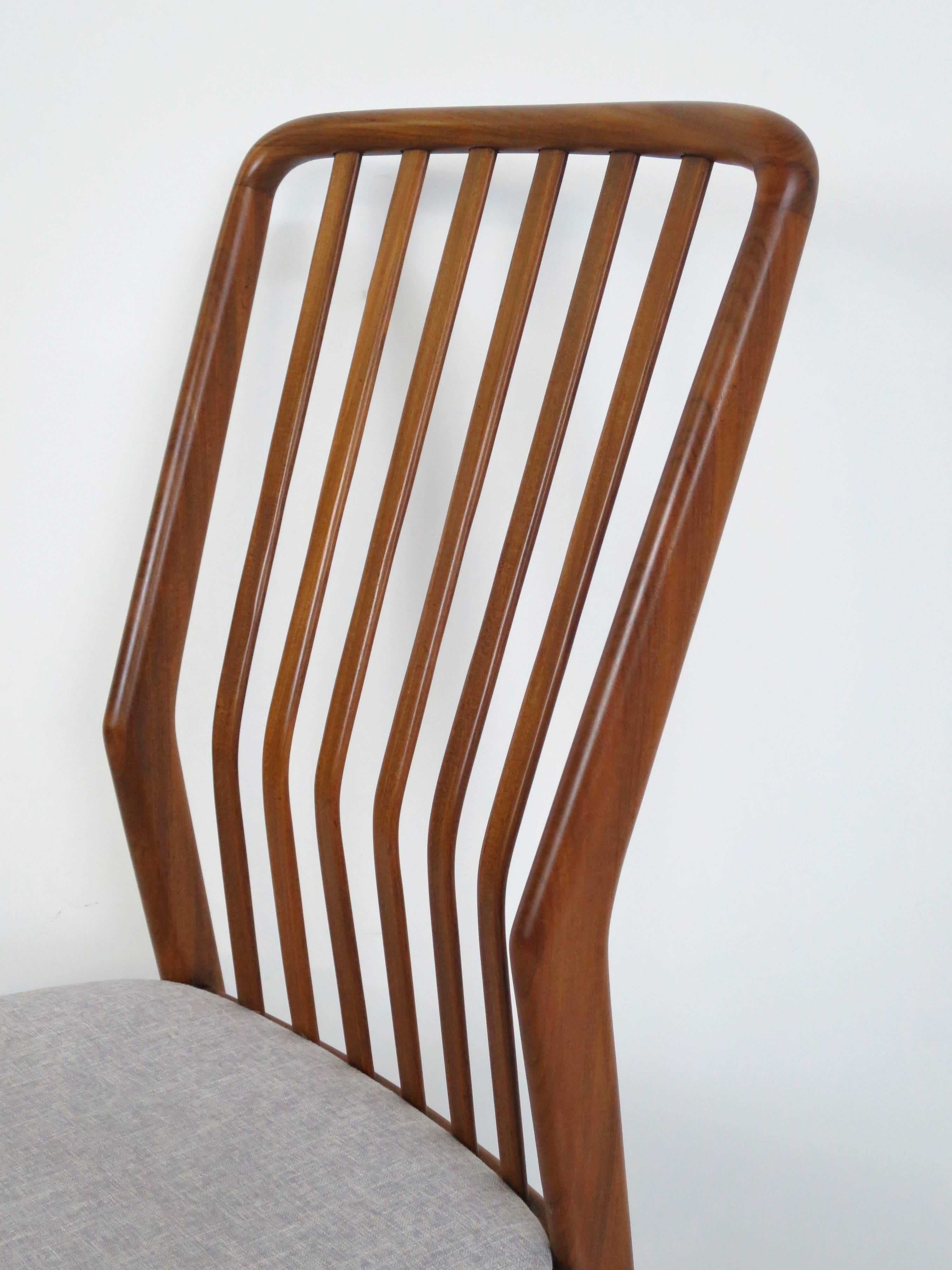 Set of Six Teak Chairs by Svend Madsen for Moreddi For Sale 1