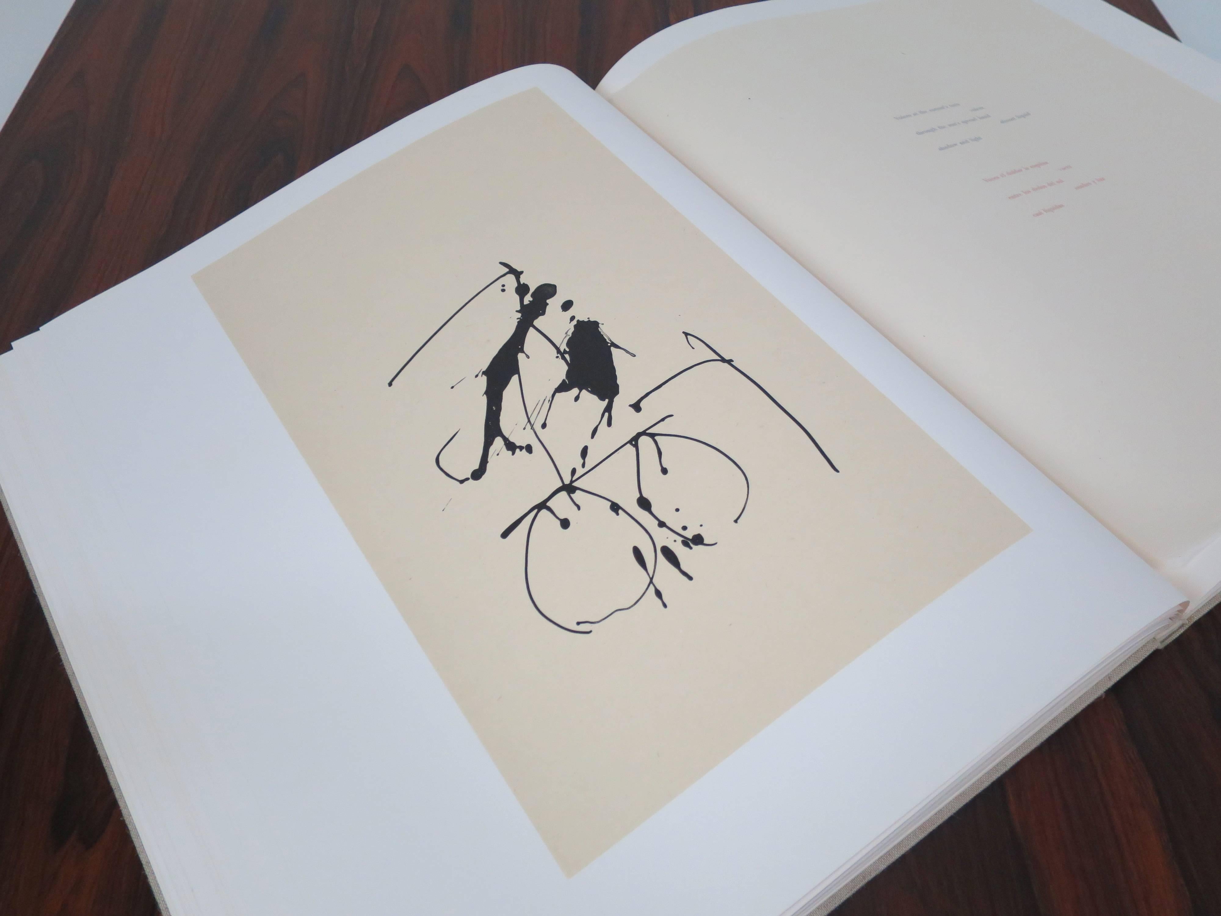 Robert Motherwell, Octavio Paz, Three Poems Lithograph Coffee Table Book 1