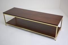 Large Brass Coffee Table by Paul McCobb for Calvin