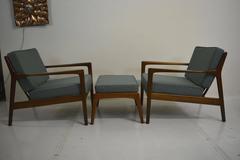 Pair of "USA 75" Lounge Chairs by Folke Ohlsson for DUX
