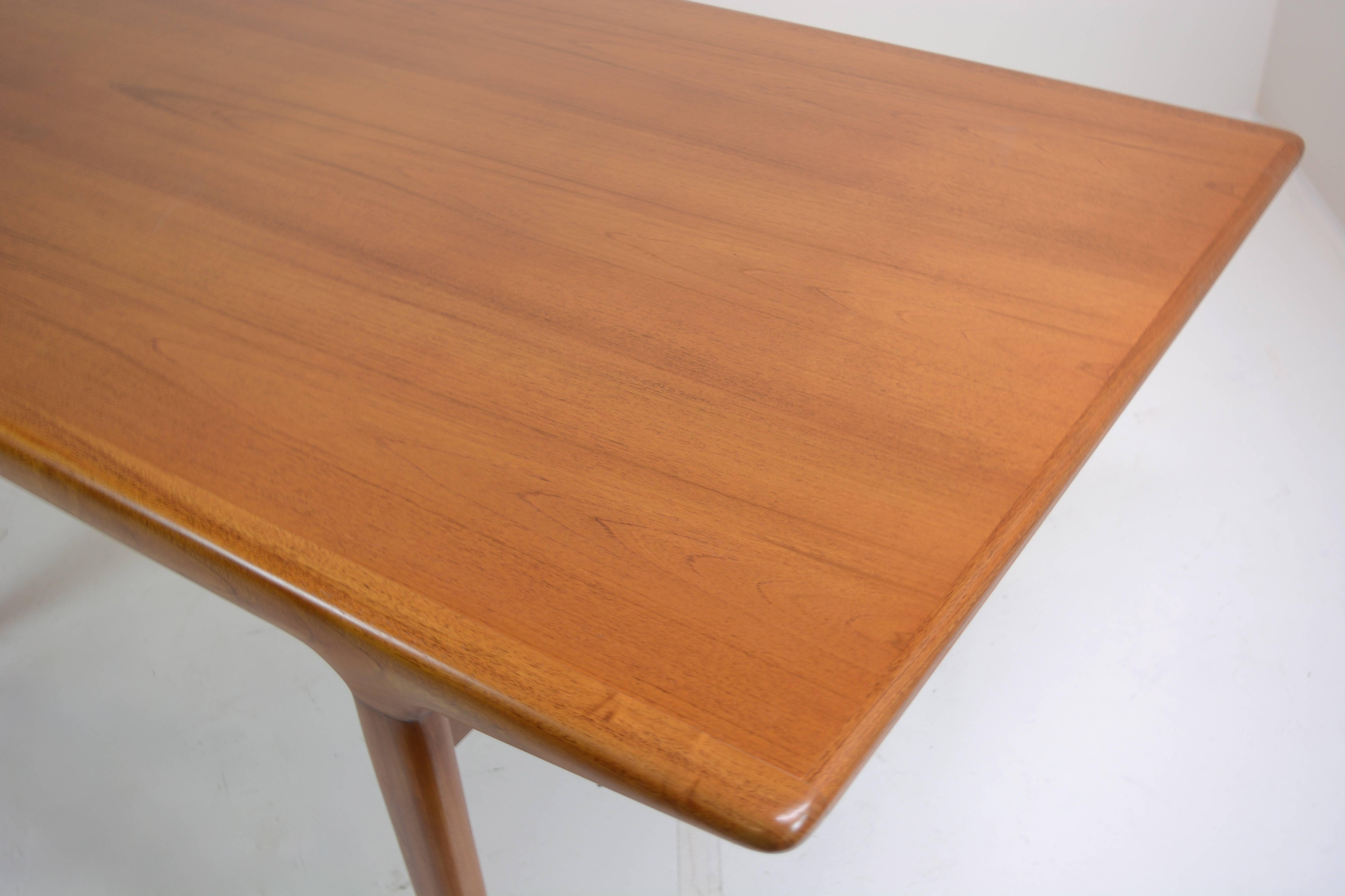 Scandinavian Modern Danish Modern Teak Dining Table by Niels Moller