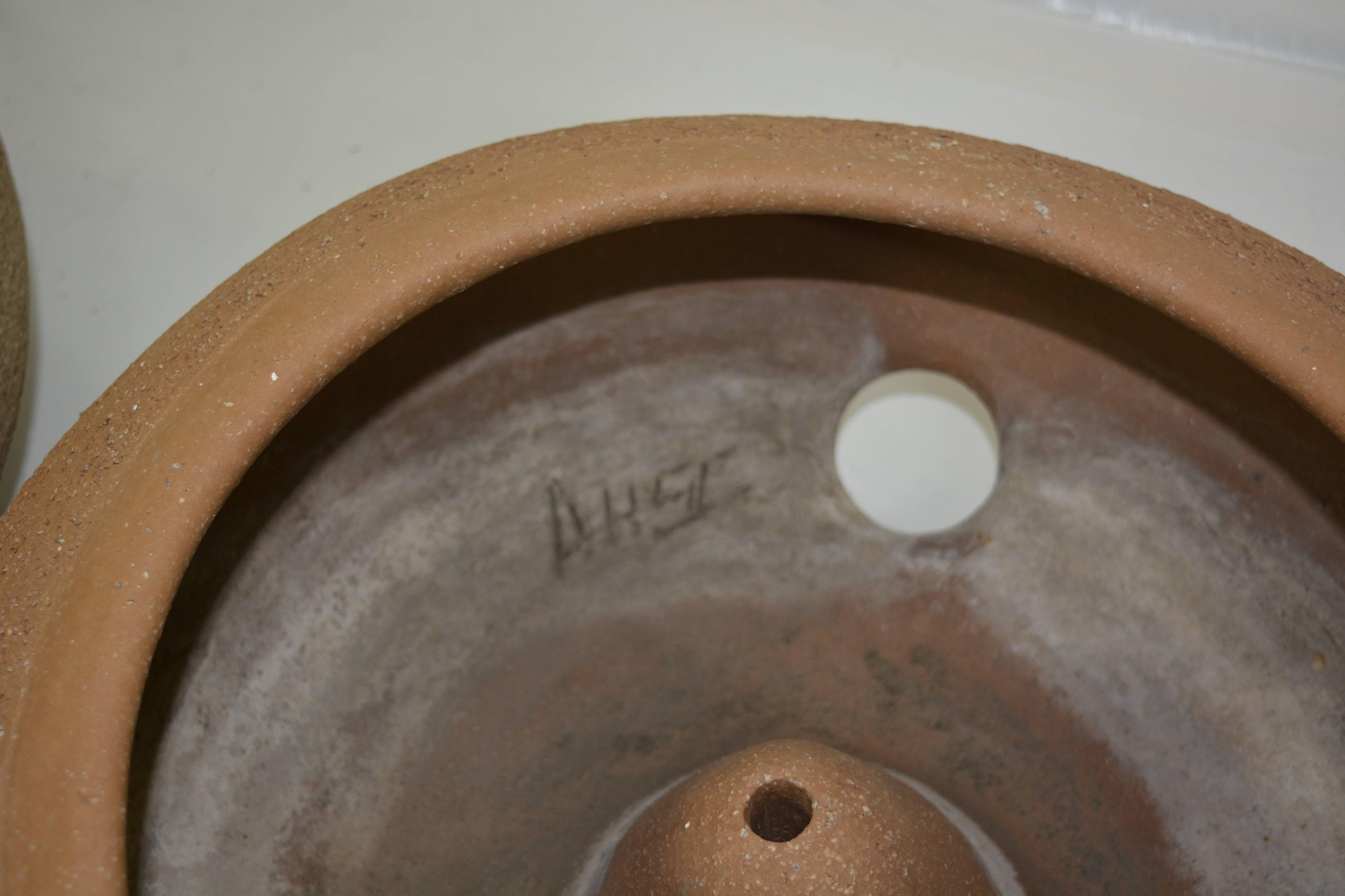 California Stoneware Hose Pots by Hans Sumpf In Excellent Condition In San Diego, CA