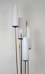 French Low Floor Lamp in the Manner of Maison Arlus