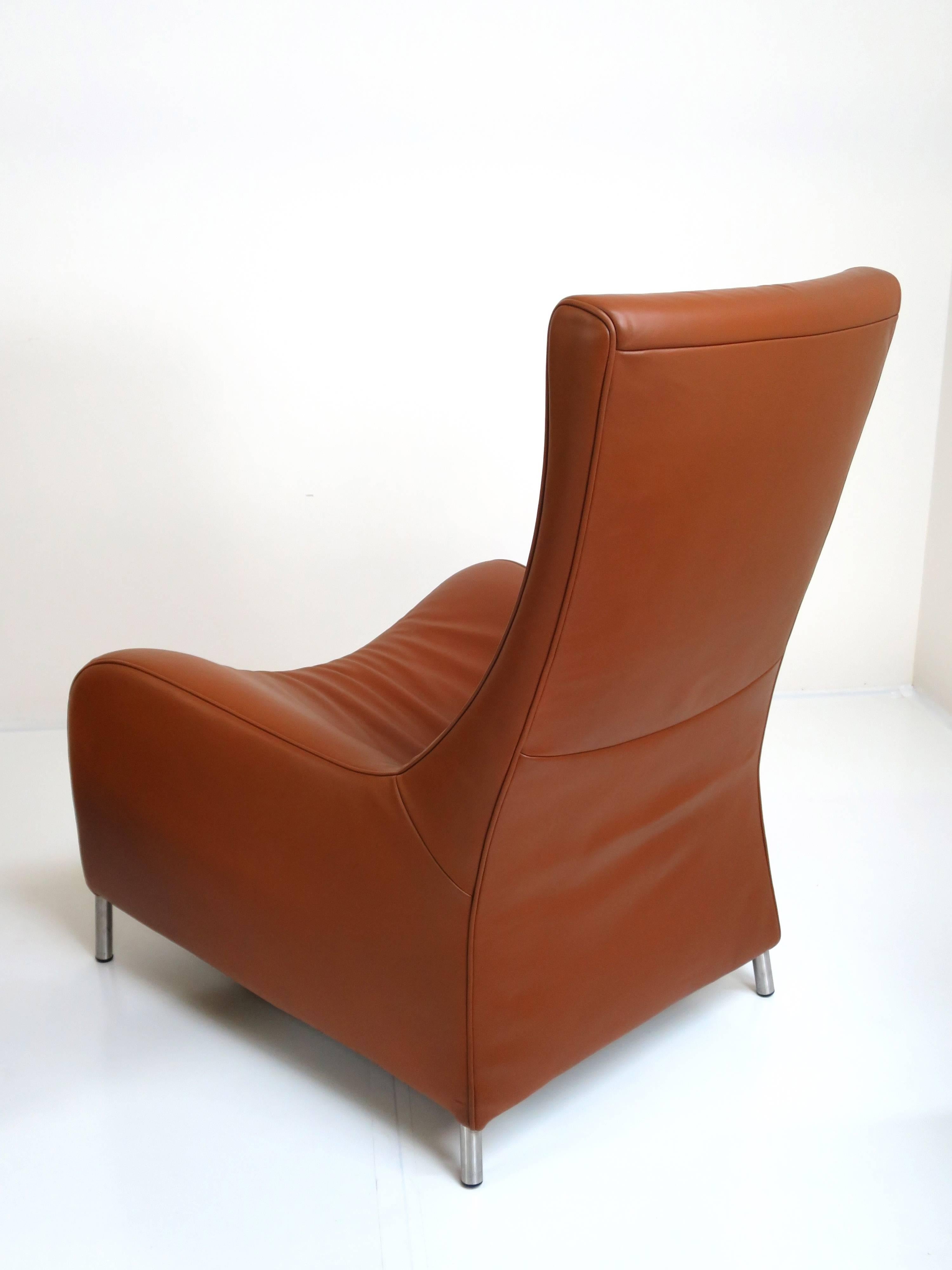 Pair of De Sede DS 264 High Back Lounge Chairs by Matthias Hoffmann For Sale 4