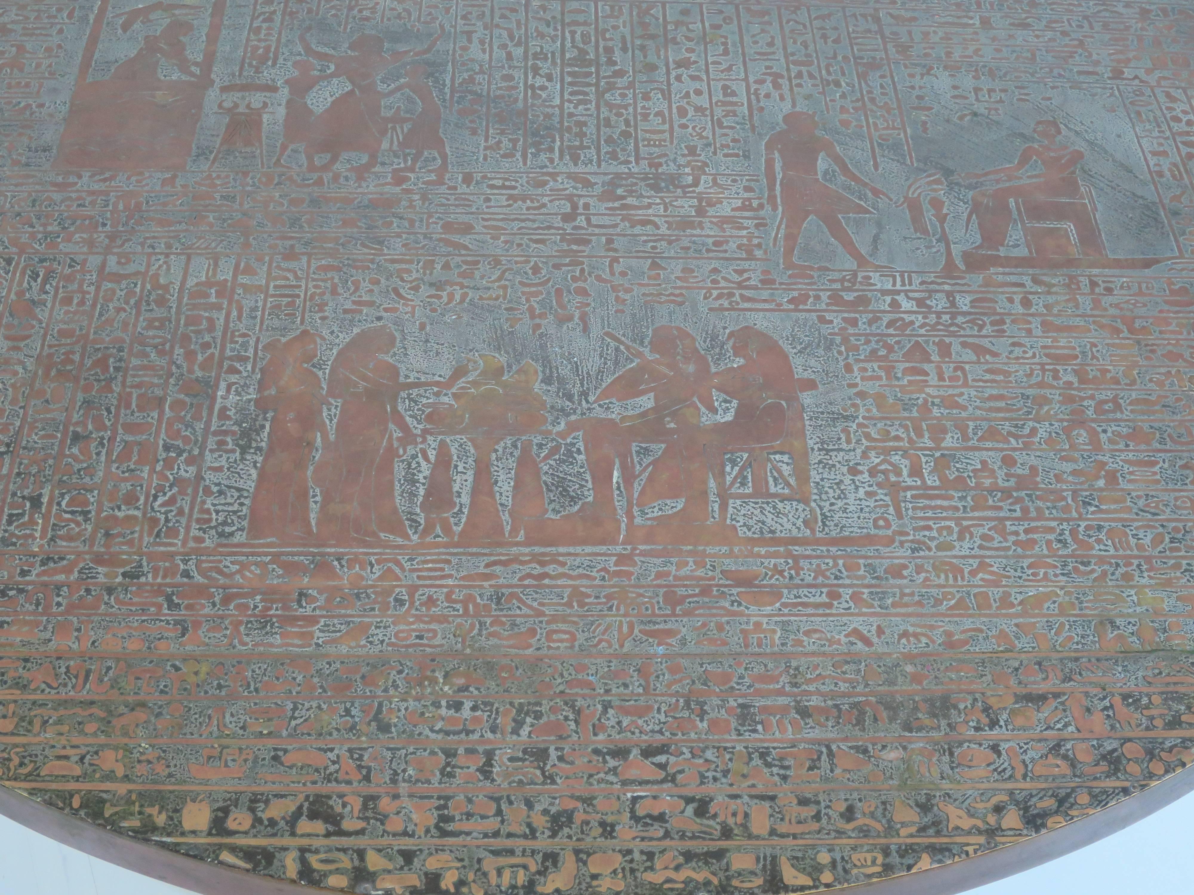 Rare Pharoah Table by Philip and Kelvin LaVerne For Sale 5