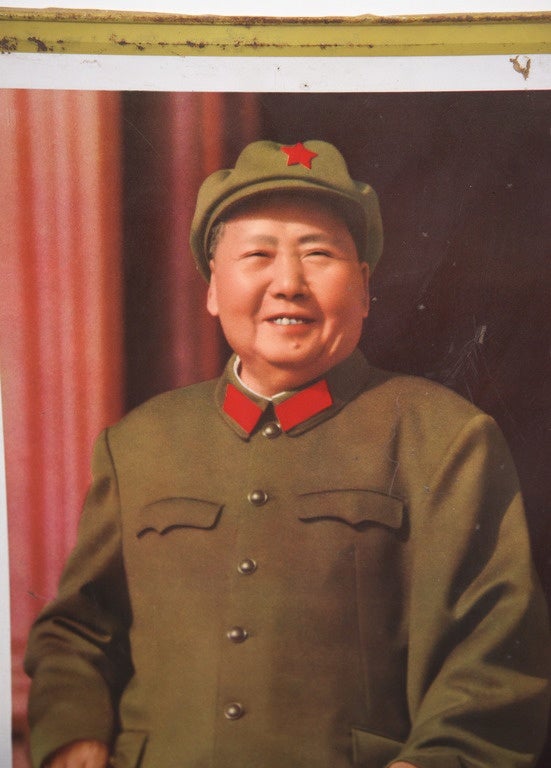 Mao Cultural Revolution Portraits on Tin 2