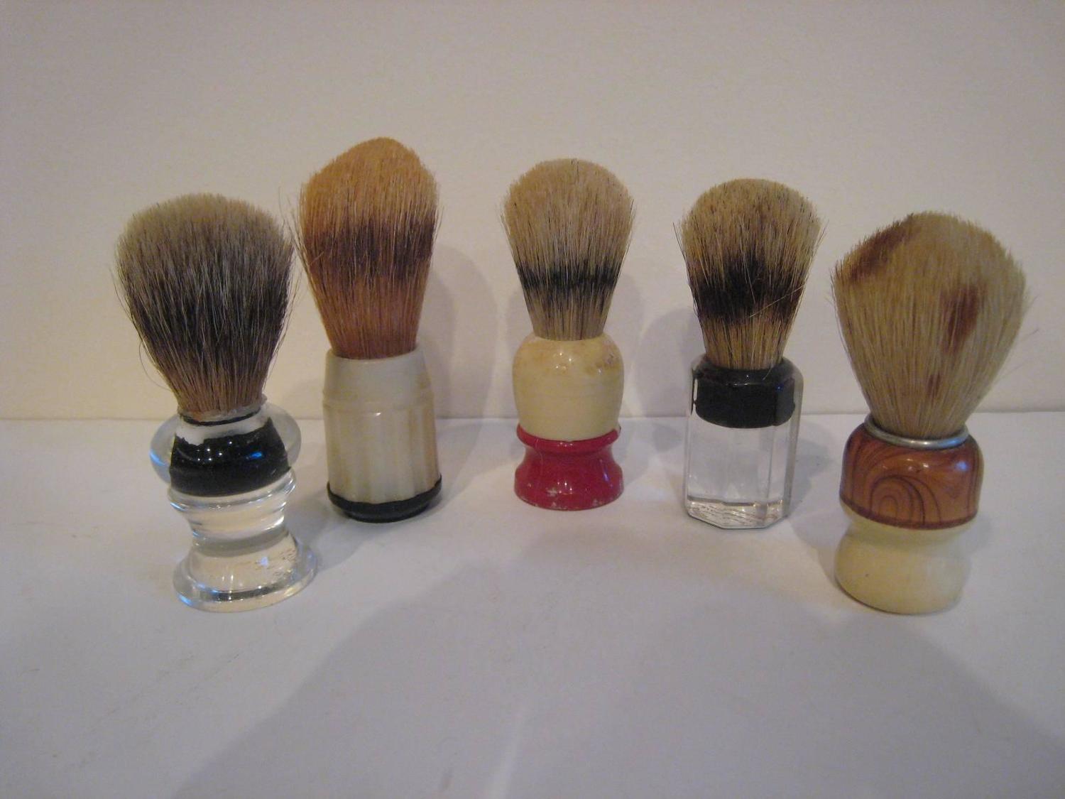 Collection Of Vintage Shaving Brushes For Sale at 1stdibs