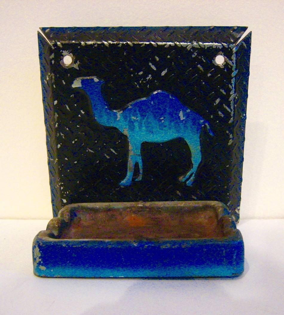 Vintage Wall Mounted Camel Ashtray For Sale at 1stdibs