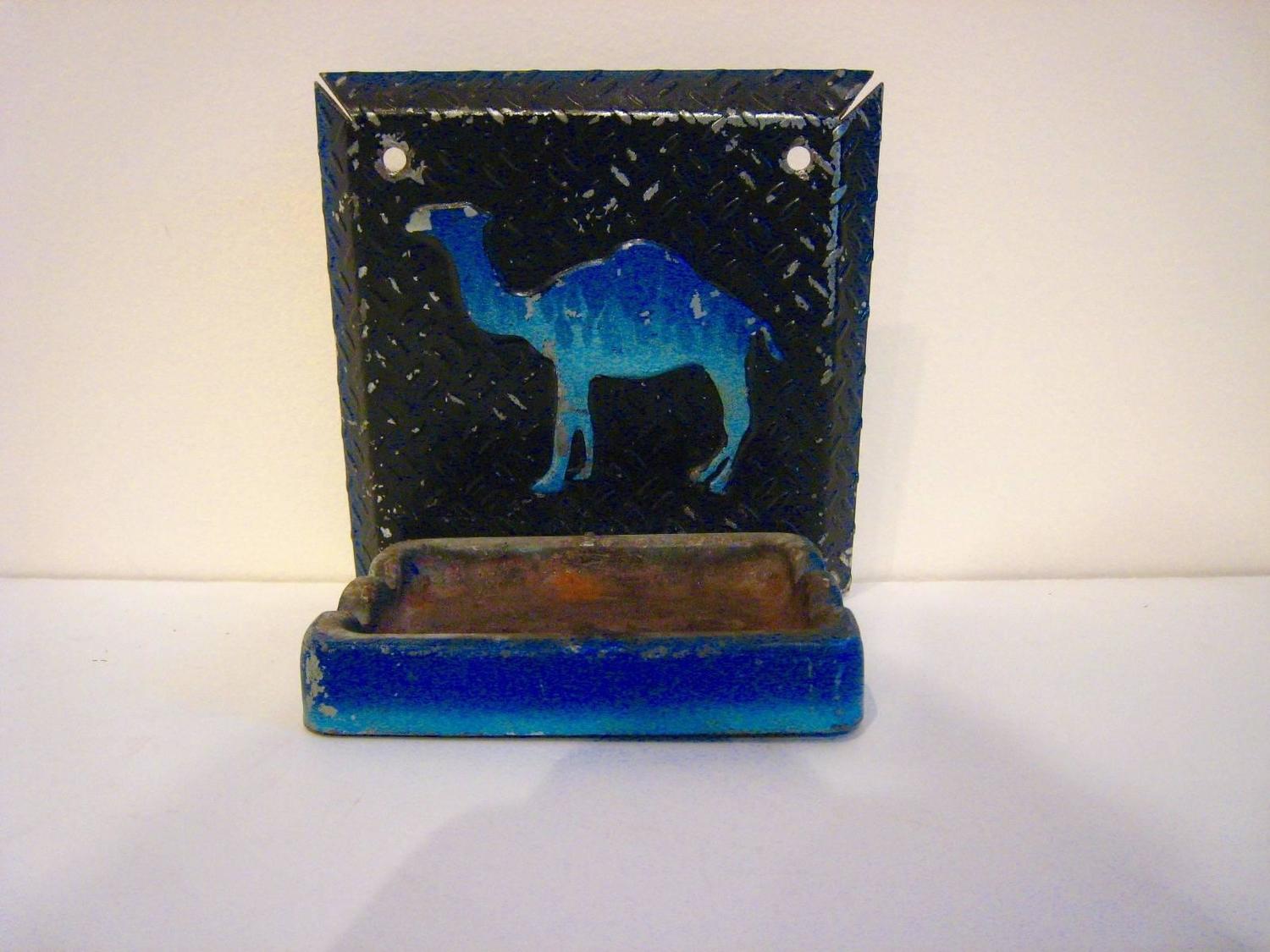 Vintage Wall Mounted Camel Ashtray For Sale at 1stdibs