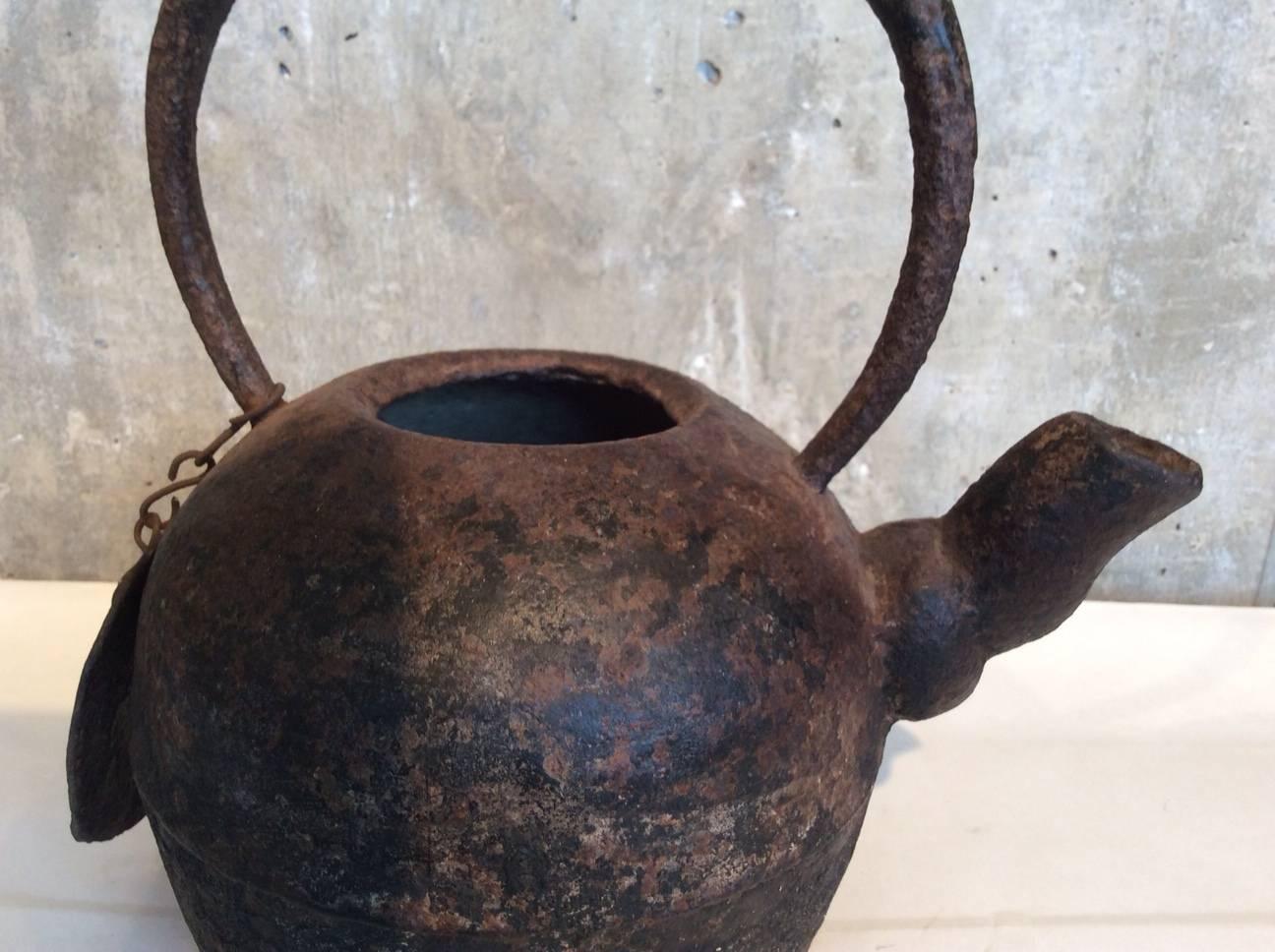 Chinese Antique Cast Iron Teapot