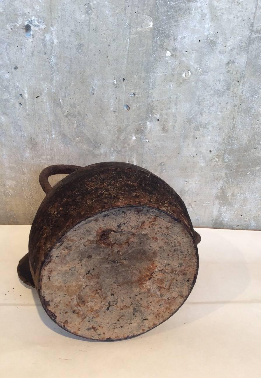 Mid-19th Century Antique Cast Iron Teapot
