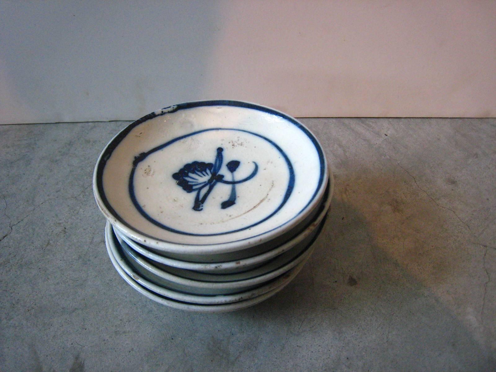 Collection of Small Antique Provincial Porcelain Plates 4