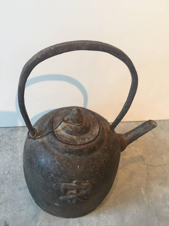 Antique Chinese Cast Iron Teapot at 1stDibs Antique Chinese Cast Iron Teapot at 1stDibs