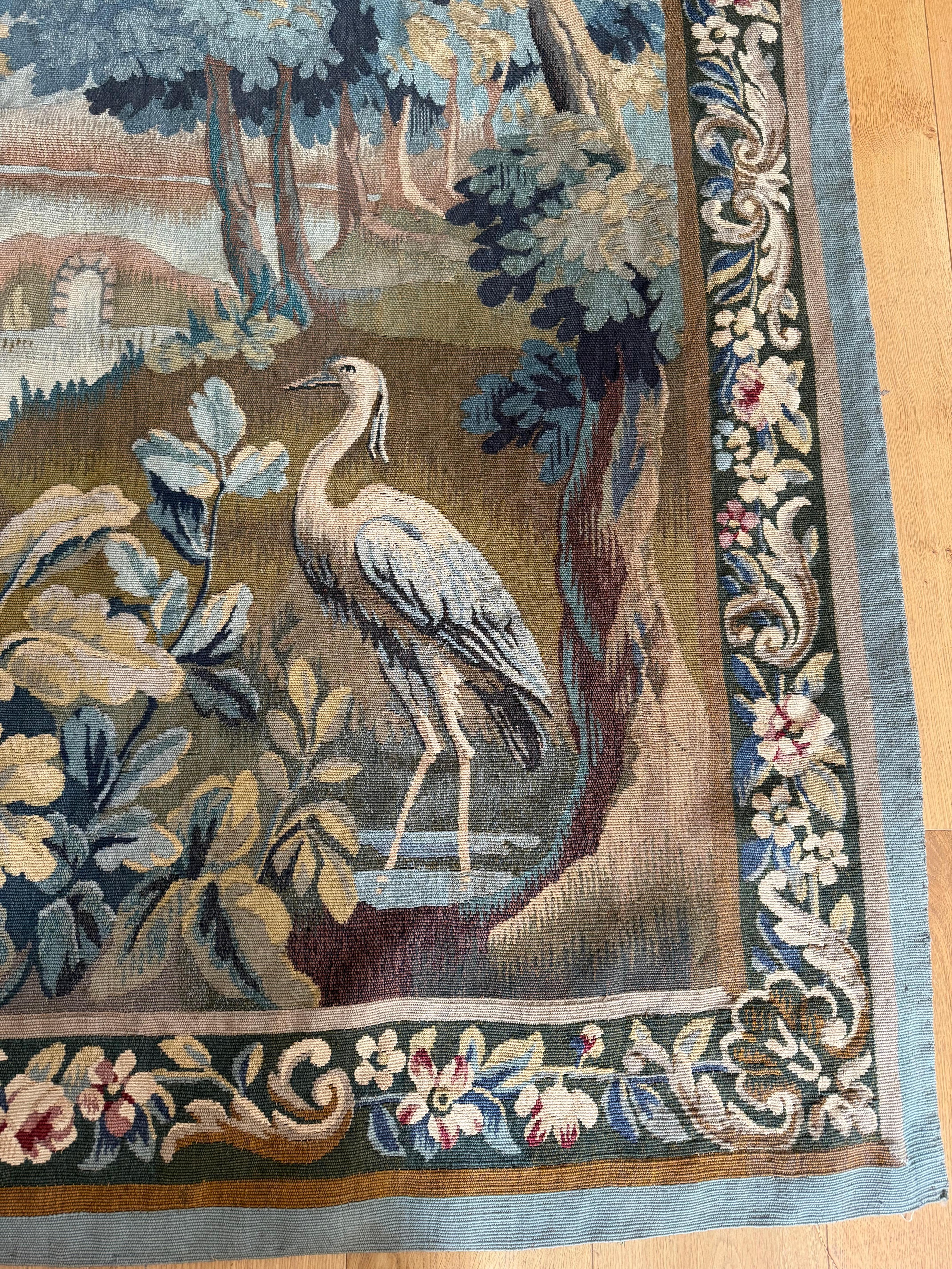 19th Century Antique tapestry For Sale