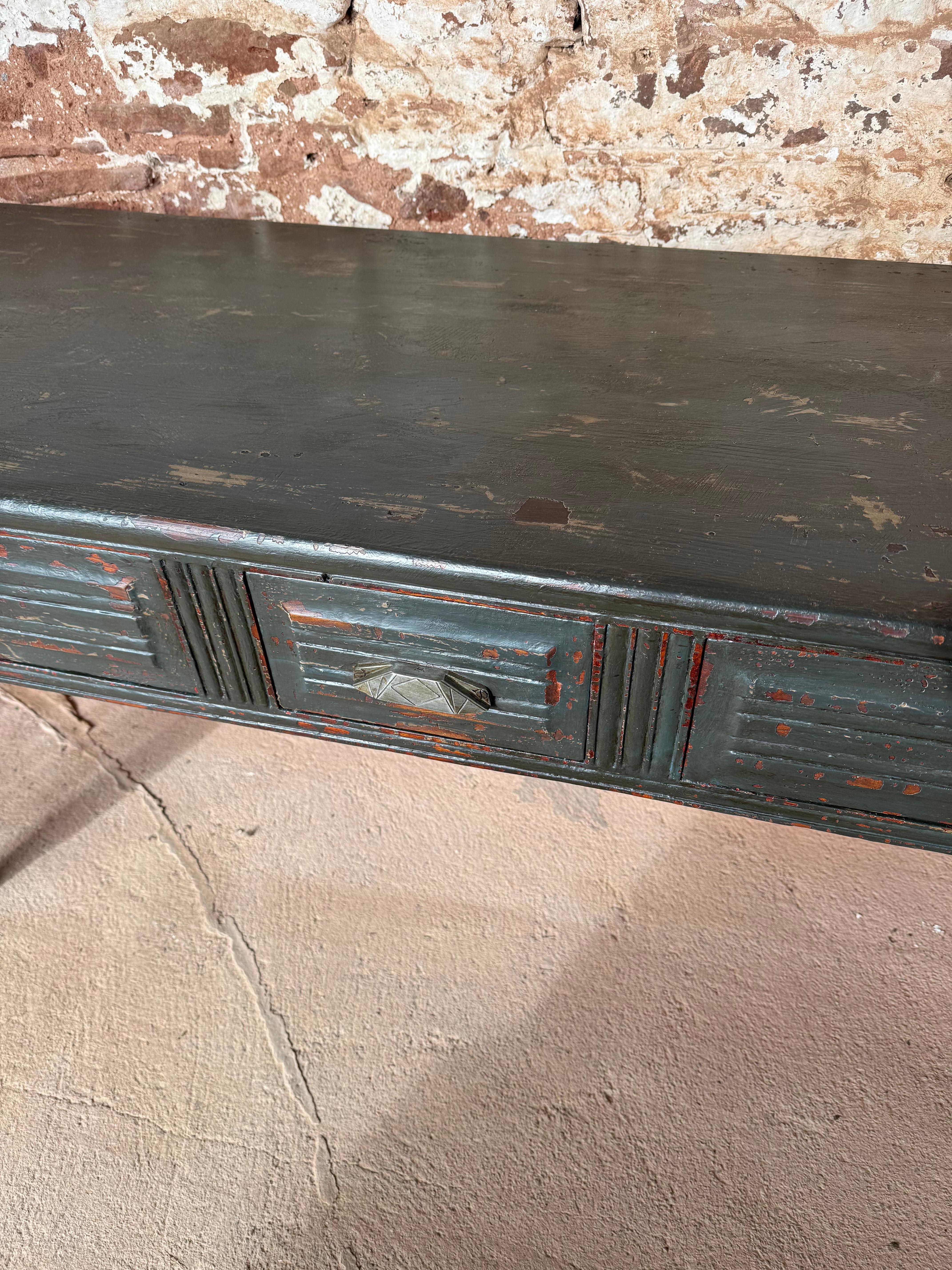 Early 20th century console table / serving table In Good Condition For Sale In Budleigh Salterton, GB