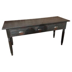 Antique Early 20th century console table / serving table