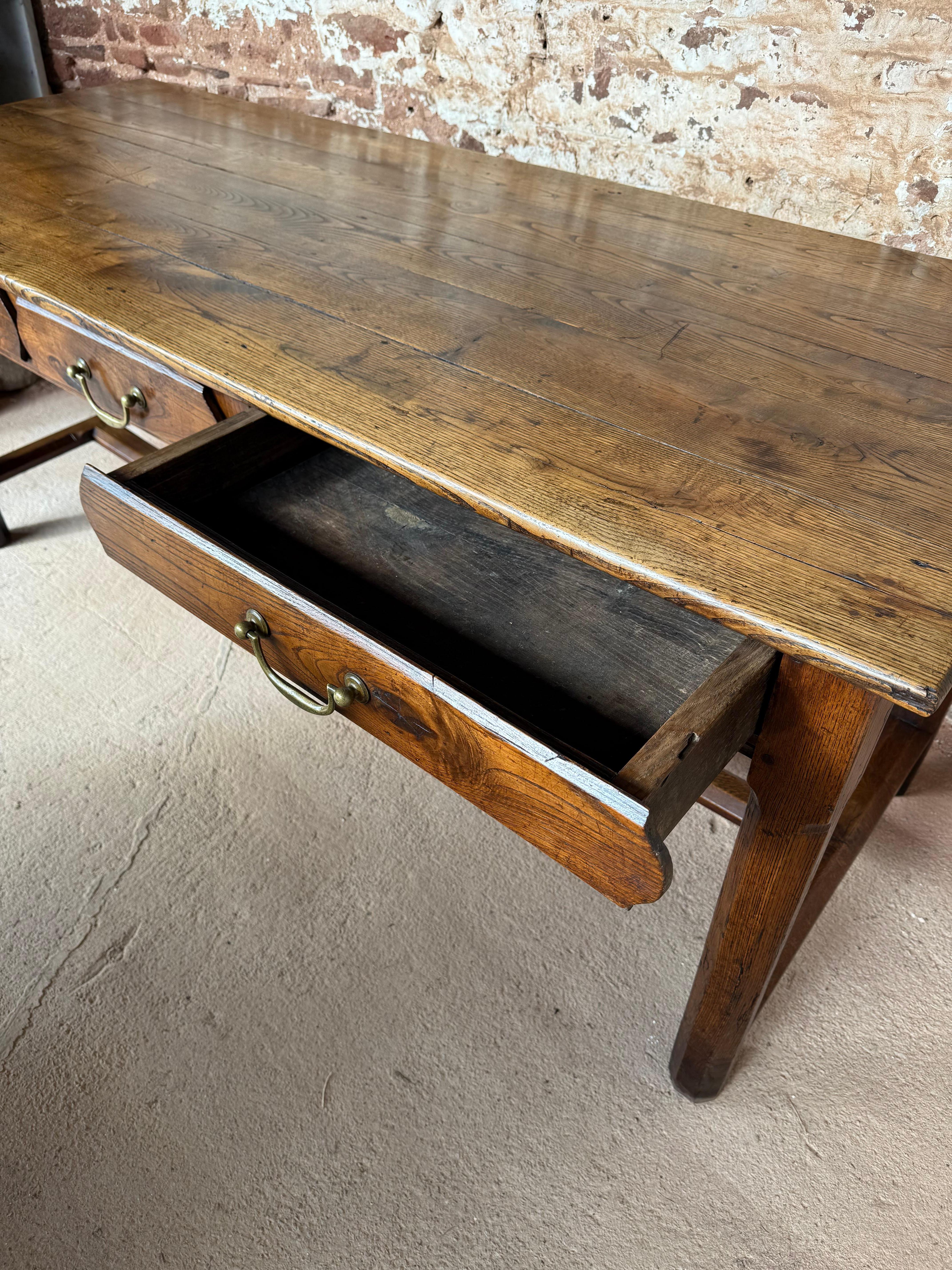 3 drawer serving table / console table / farmhouse table For Sale 3