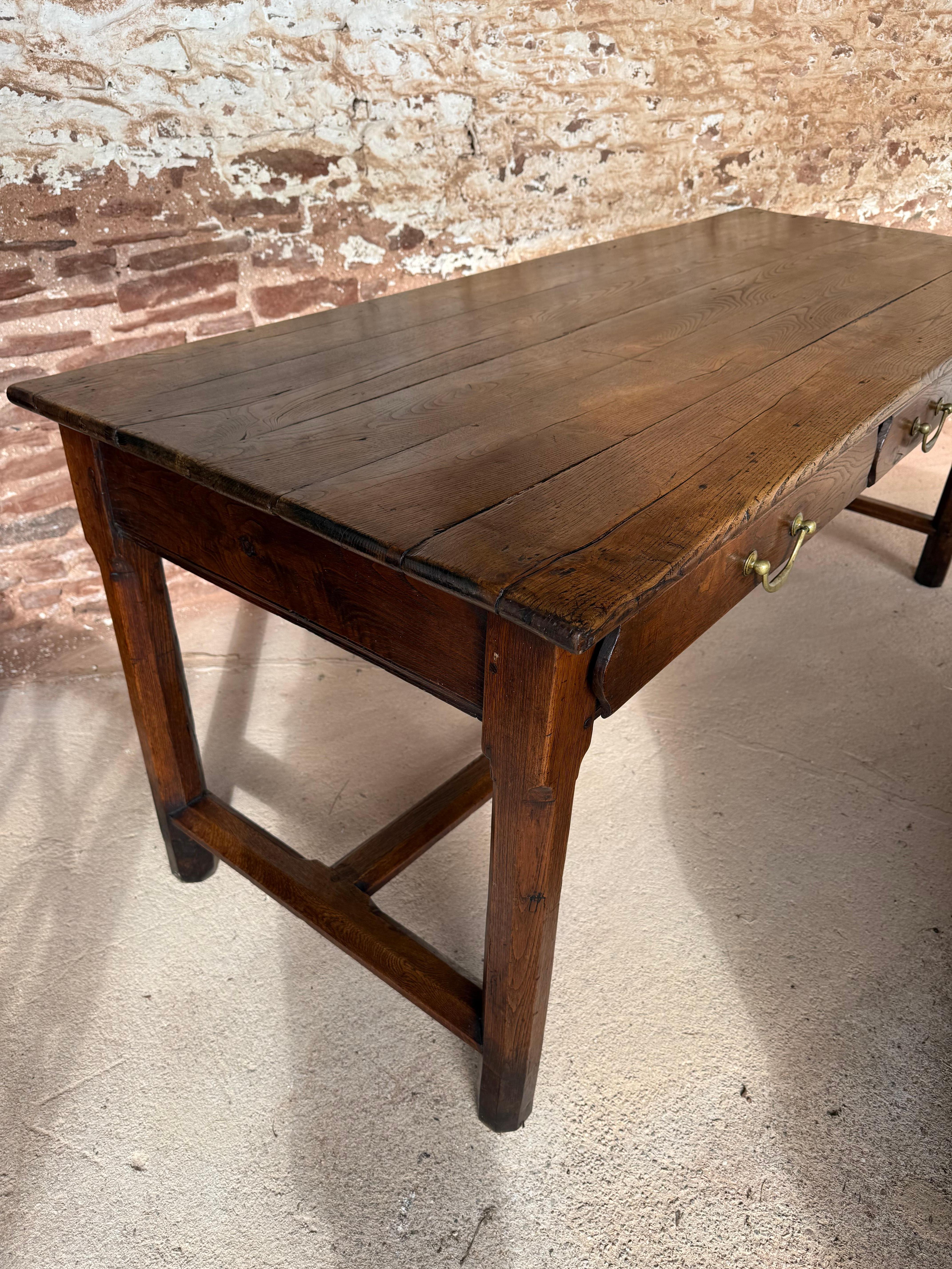 3 drawer serving table / console table / farmhouse table For Sale 6
