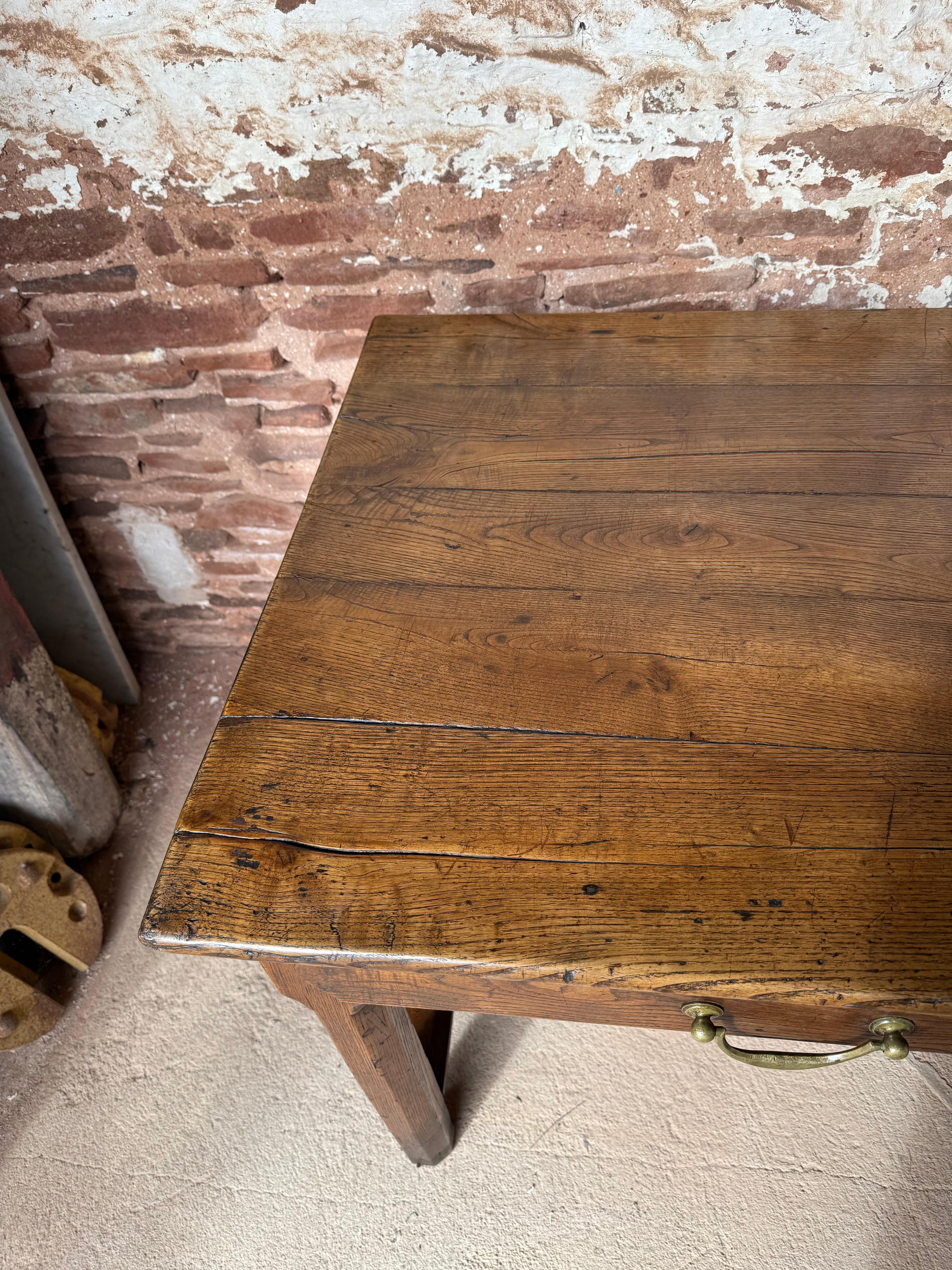 3 drawer serving table / console table / farmhouse table For Sale 8