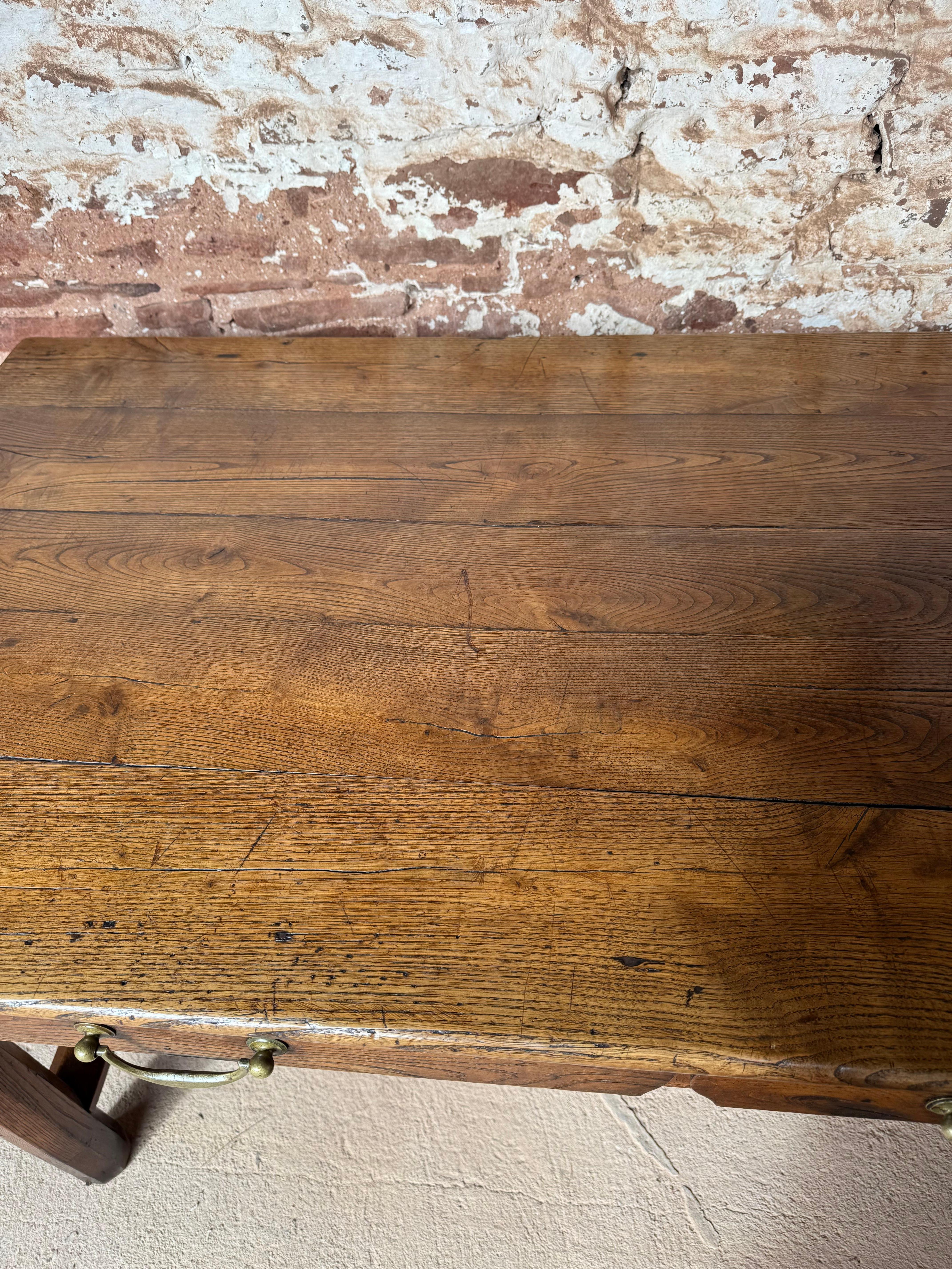3 drawer serving table / console table / farmhouse table For Sale 9