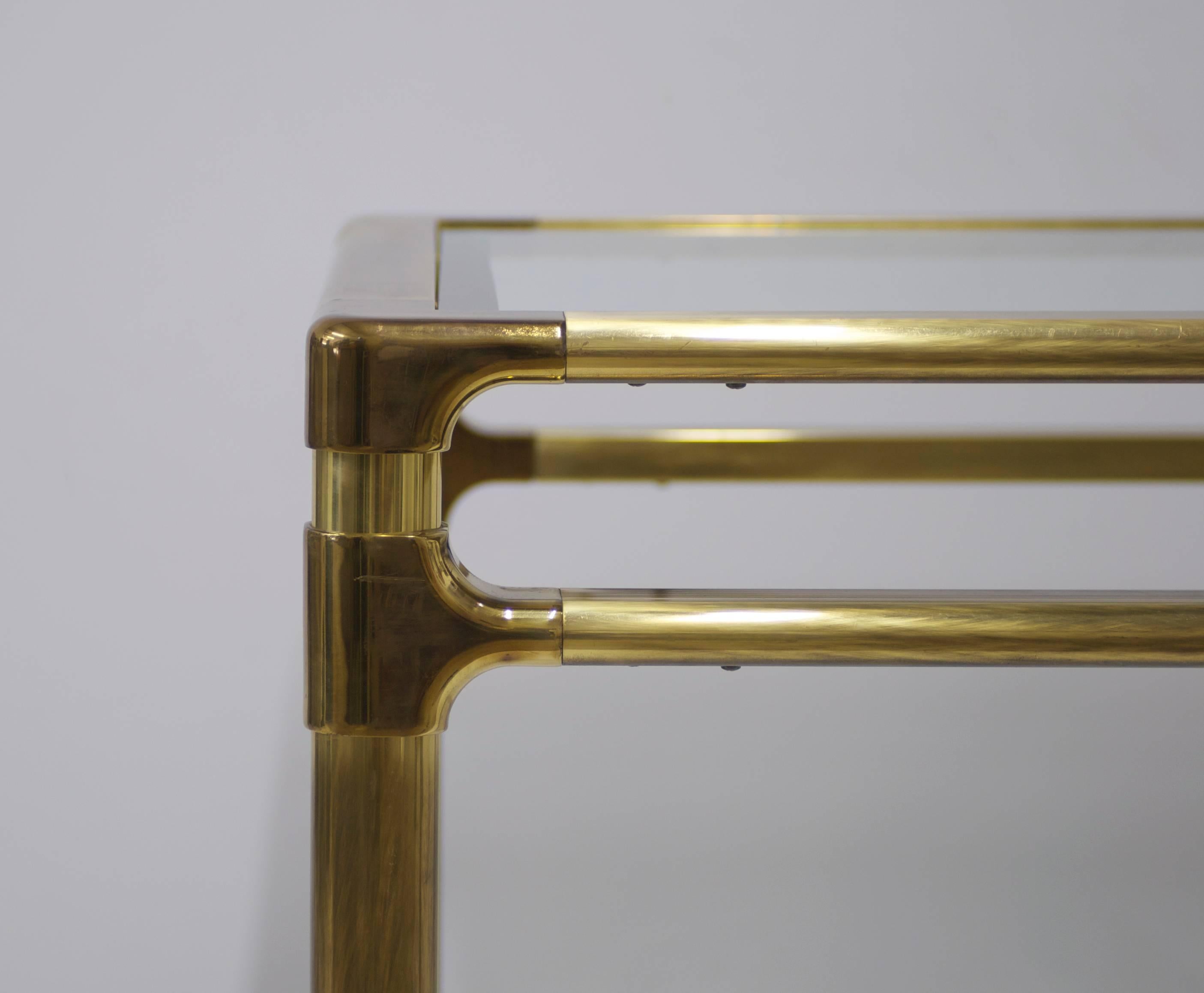 Mid-Century Modern  Mastercraft Brass End or Side Table