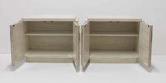Pair of Lane Brutalist Nightstands in Driftwood Finish