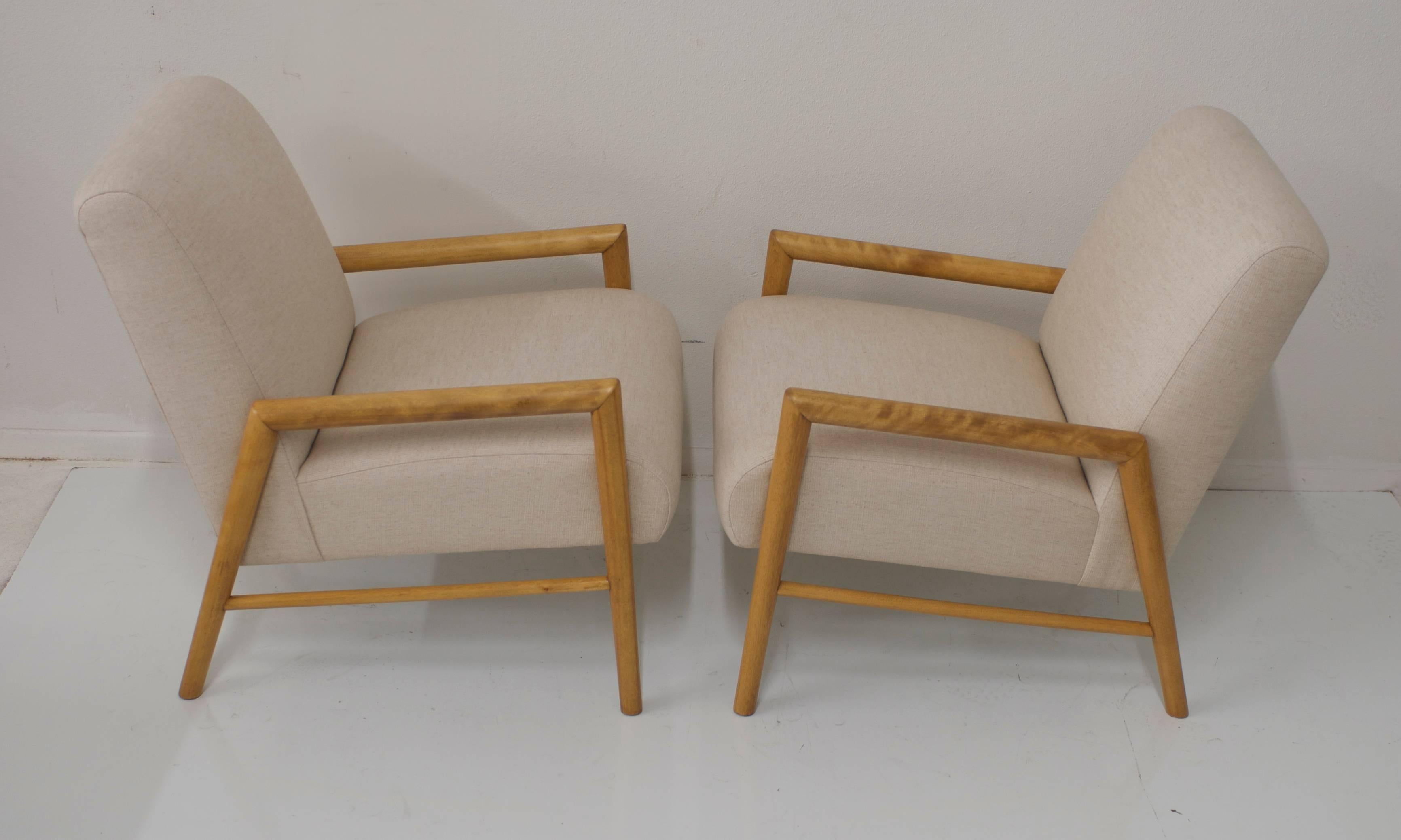 Pair of Lounge Chairs by Leslie Diamond 1