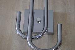 Pair of Chrome Tubular Sconces