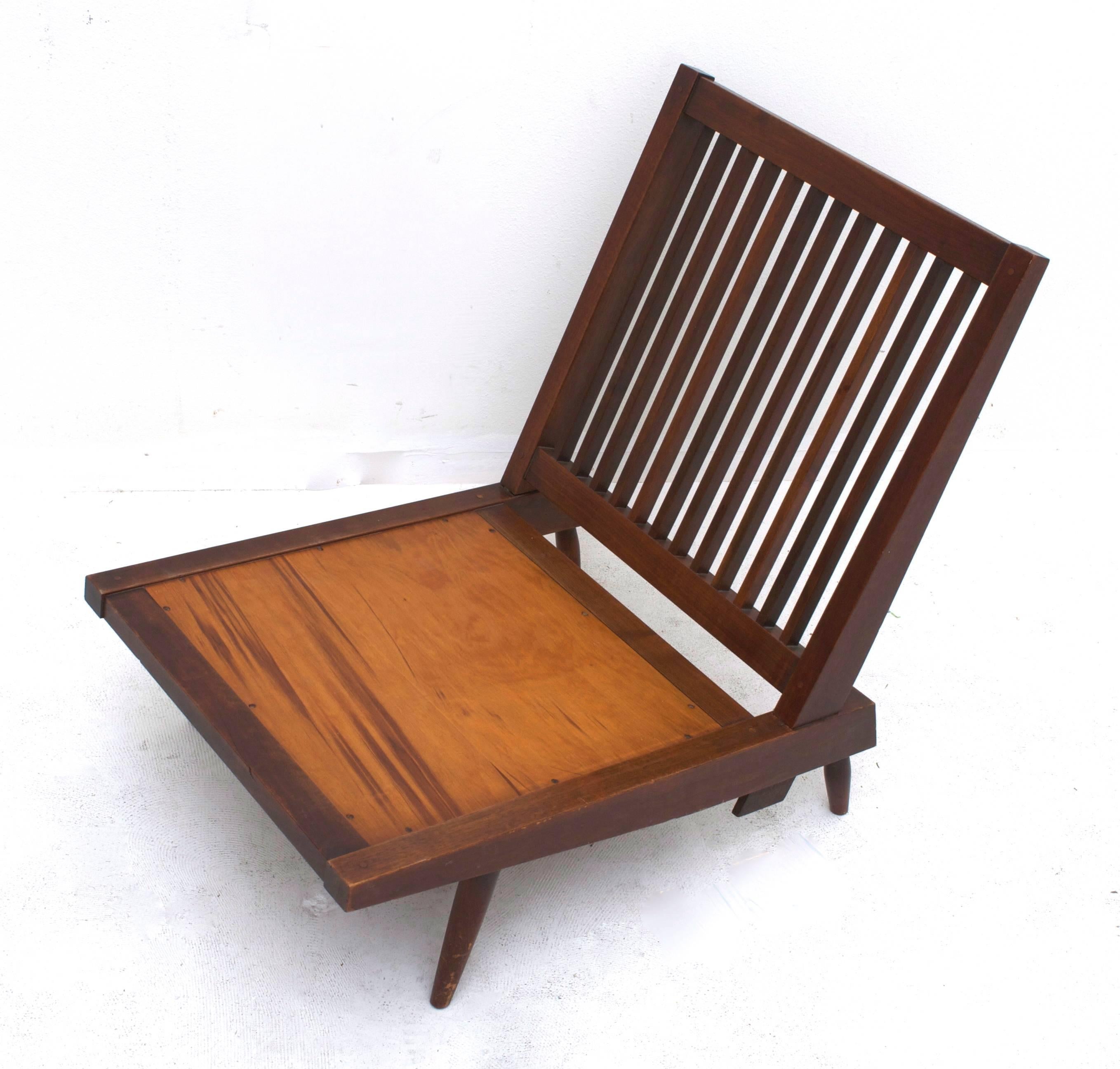 American Craftsman  George Nakashima Spindle Back Cushion Chair