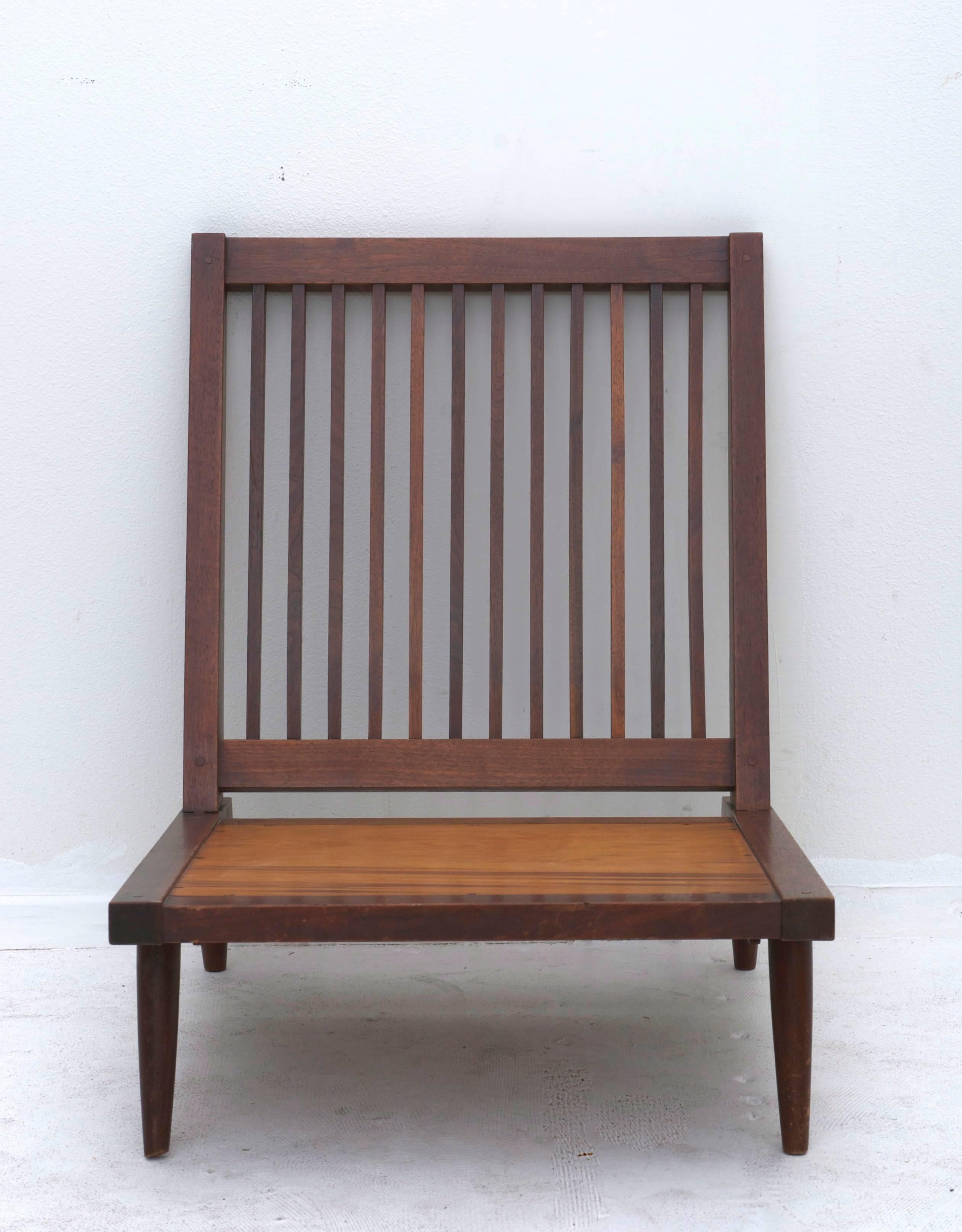 American  George Nakashima Spindle Back Cushion Chair