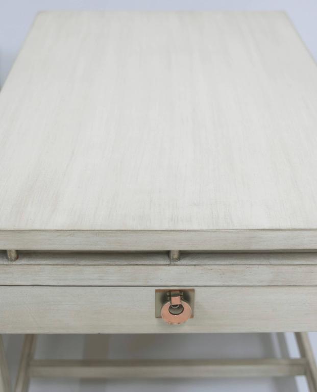 Pair of Driftwood Finish End Tables For Sale at 1stDibs