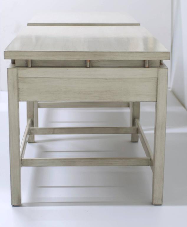 Pair of Driftwood Finish End Tables For Sale at 1stDibs