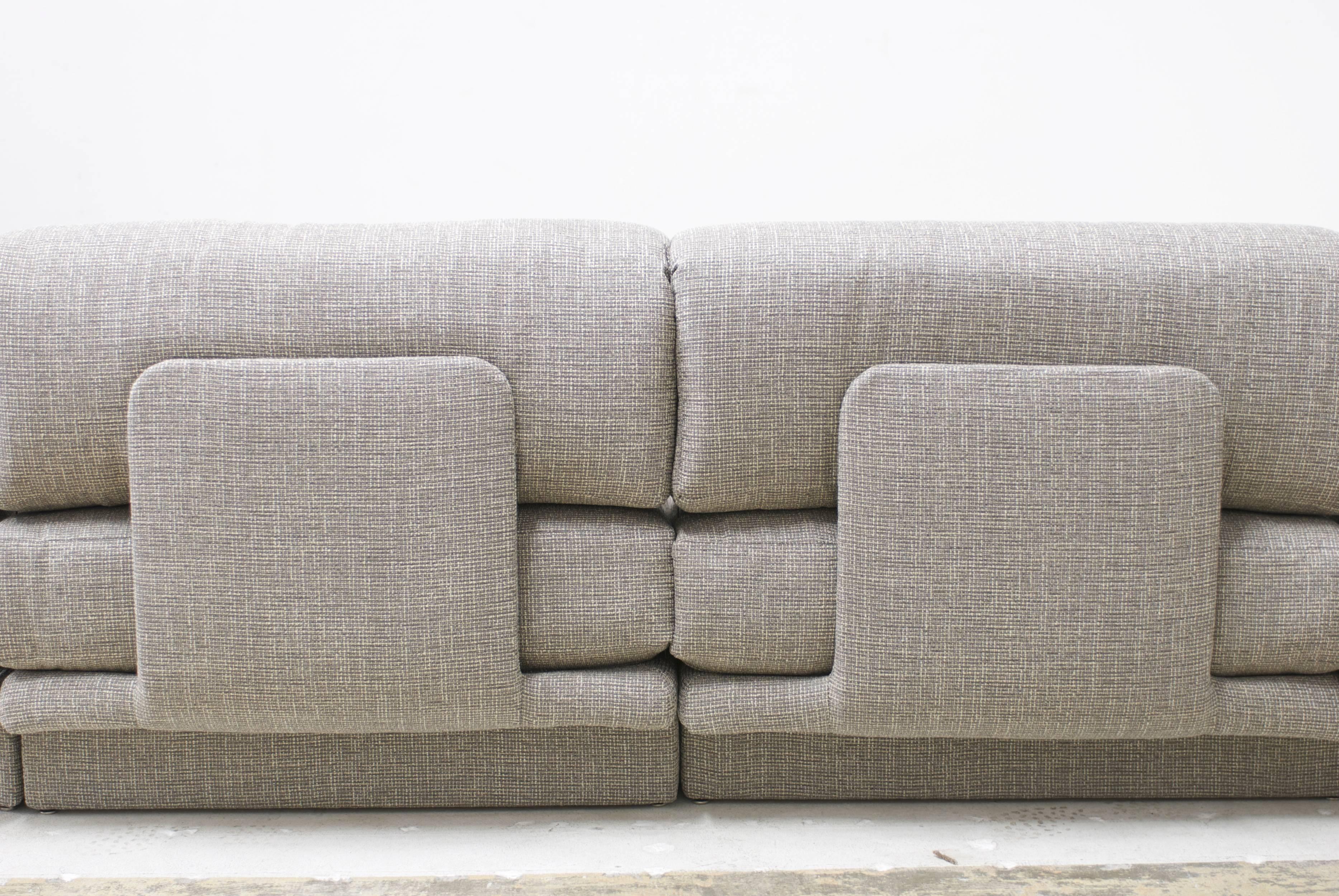 Upholstery 1970s Sculptural Sectional Sofa