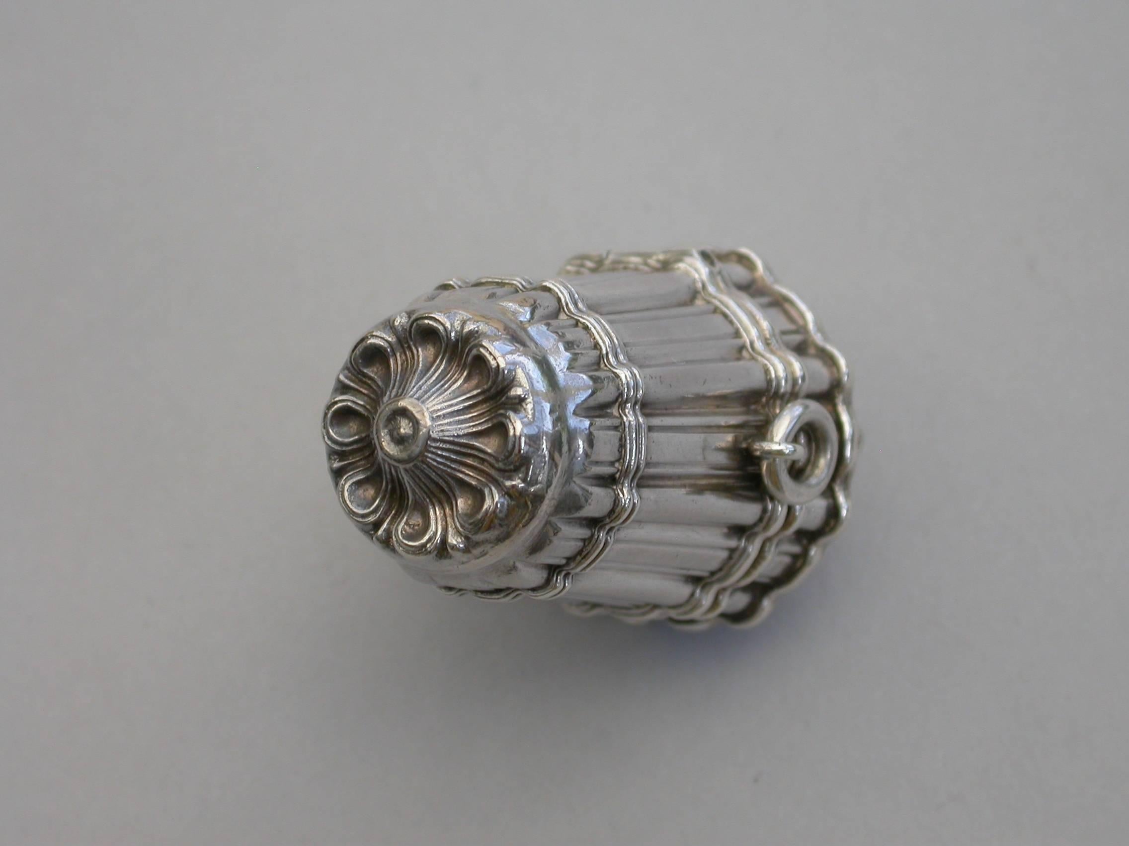 Late 19th Century Victorian Novelty Silver 