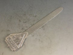 George V Silver Hotel Advertising Bookmark by William Hutton, Sheffield, 1926