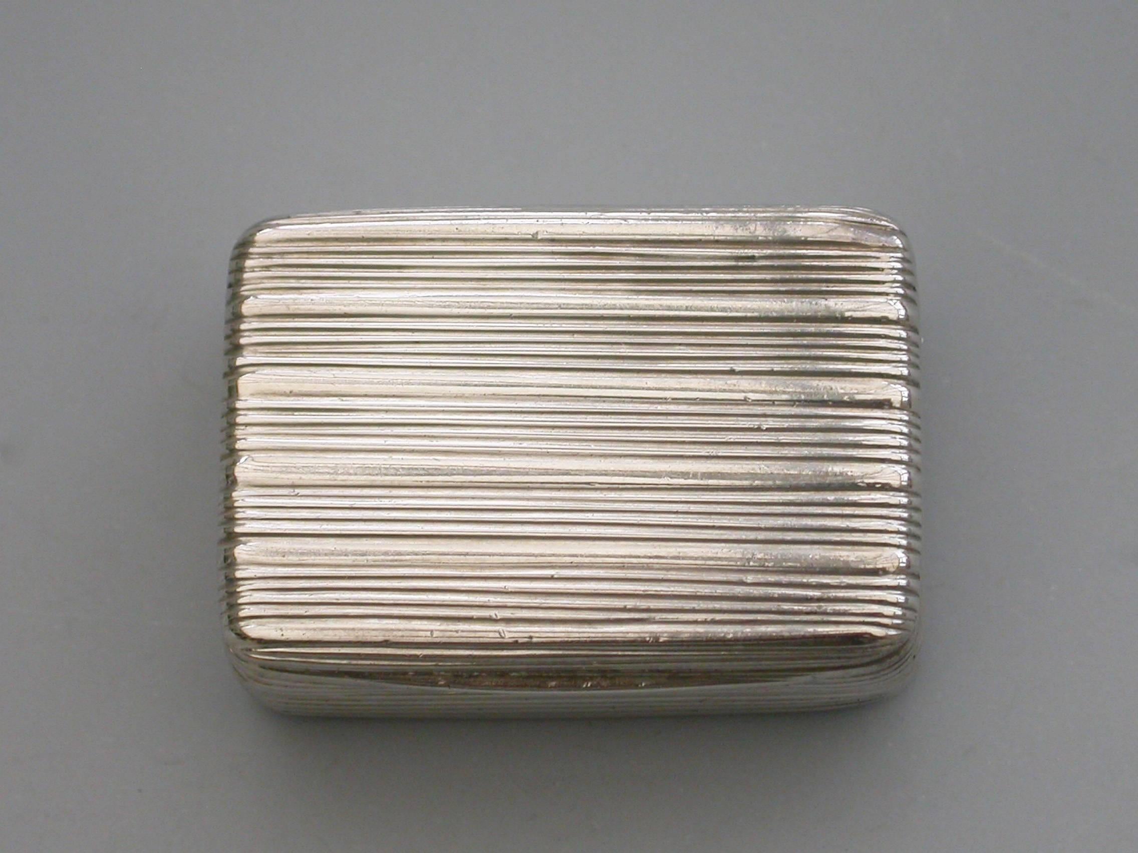 English George IV Silver Vinaigrette 