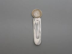 Queen Victoria Diamond Jubilee Commemorative Silver Six Pence Bookmark, 1896
