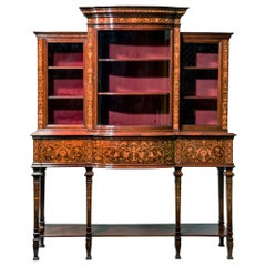 Victorian Mahogany Side Cabinet by Collinson and Lock