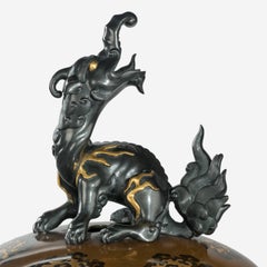 Large Bronze Tripod Koro Attributed to the Kanazawa Doki Company